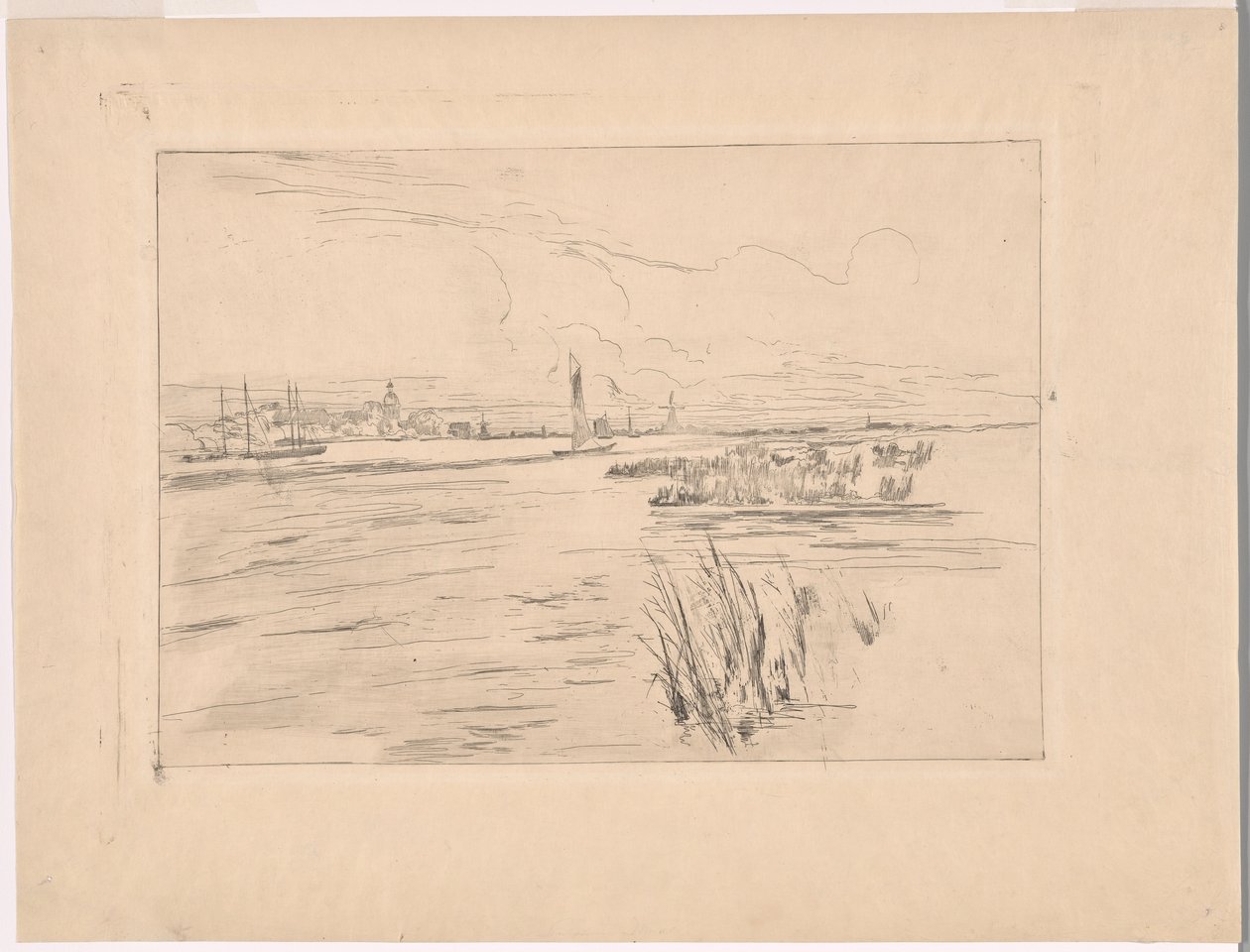 Holland Dykes av John Henry Twachtman