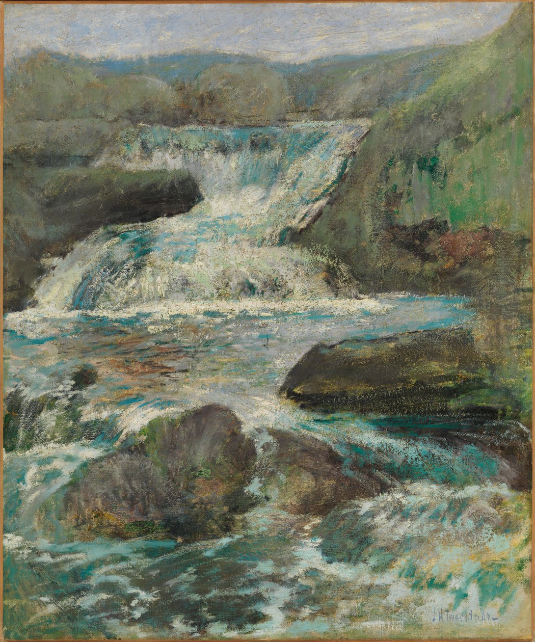 Horseneckfallen av John Henry Twachtman