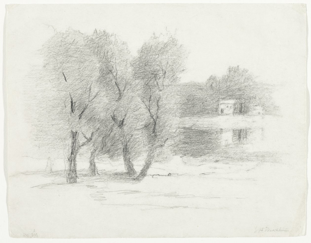 Landskap, slutet av 1800-talet och början av 1900-talet av John Henry Twachtman