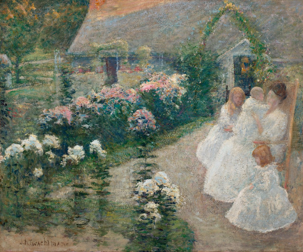 På terrassen av John Henry Twachtman