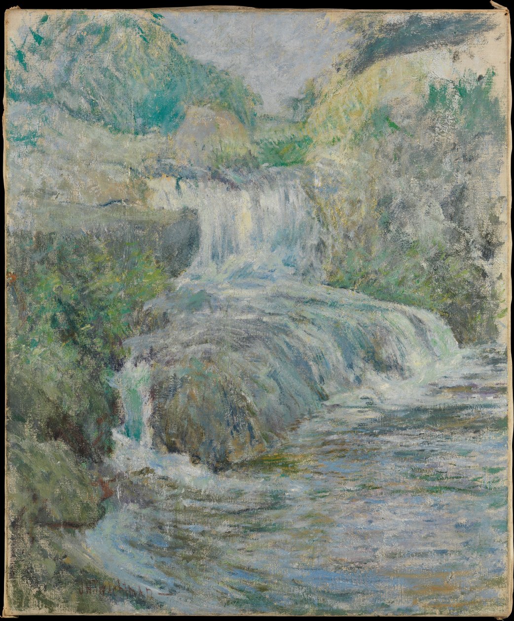 Vattenfall av John Henry Twachtman