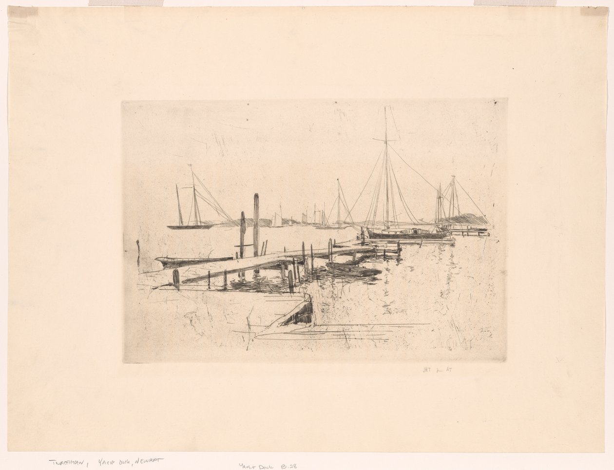 Yacht Dock av John Henry Twachtman
