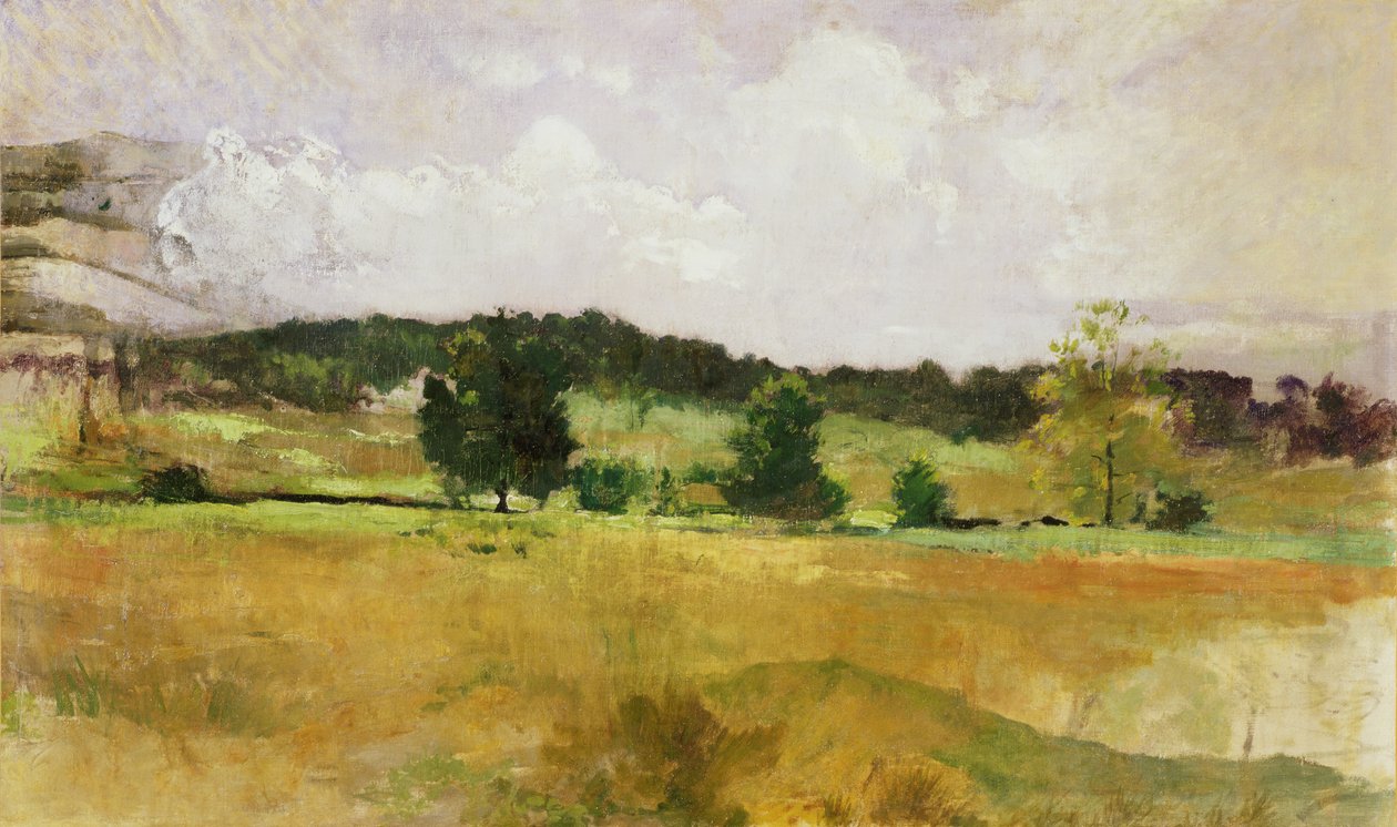 Landscape Study, c.1900 (olja på duk) av John Henry Twatchman