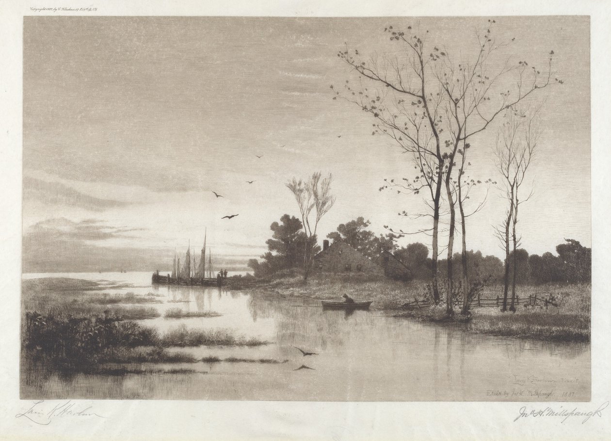 Shrewsbury River av John Hill Millspaugh