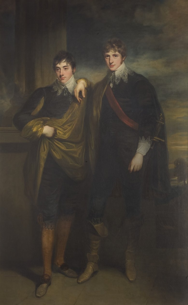 Henry Augustus Berkeley Craven och Keppel Richard Craven (olja på duk) av John Hoppner