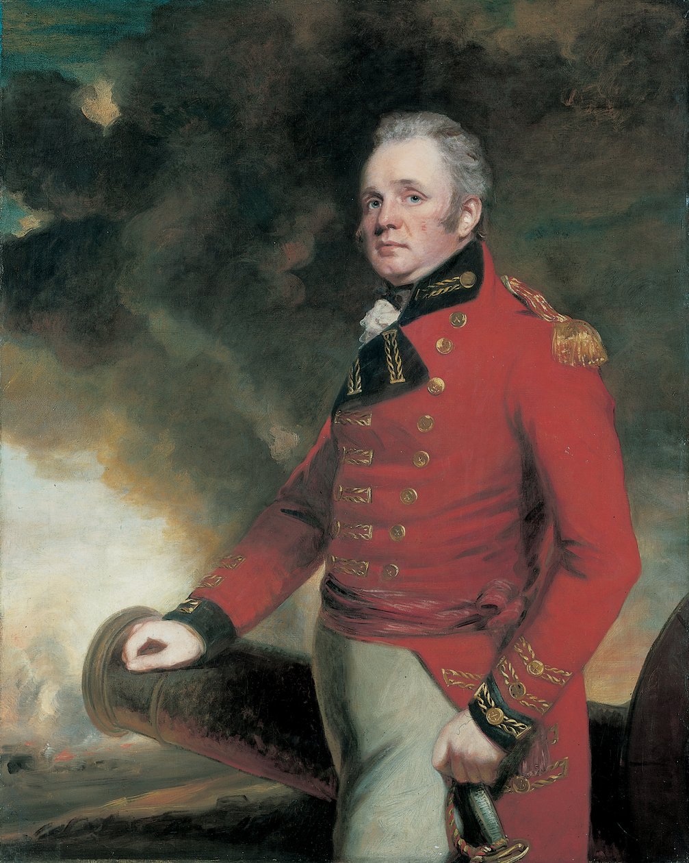 Generallöjtnant Sir Thomas Maitland ca 1812 (olja på duk) av John Hoppner