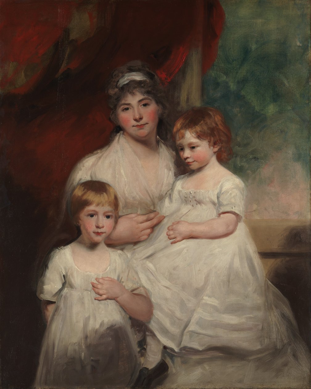Mrs. John Garden Ann Garden, 1769-1842 och hennes barn..., 1796 eller 1797. av John Hoppner
