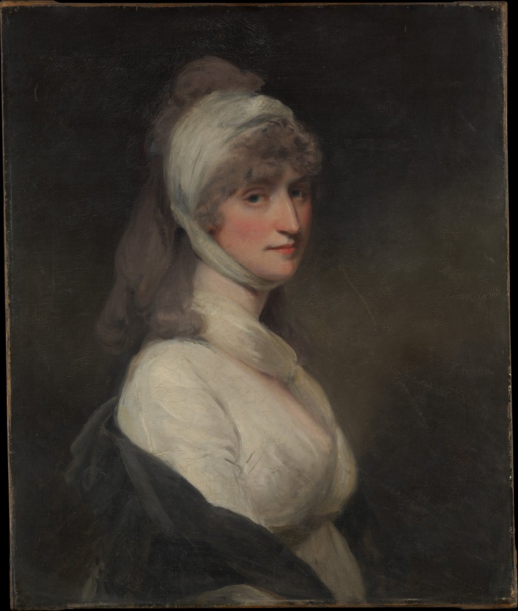 Fru Thomas Pechell (Charlotte Clavering, död 1841) av John Hoppner
