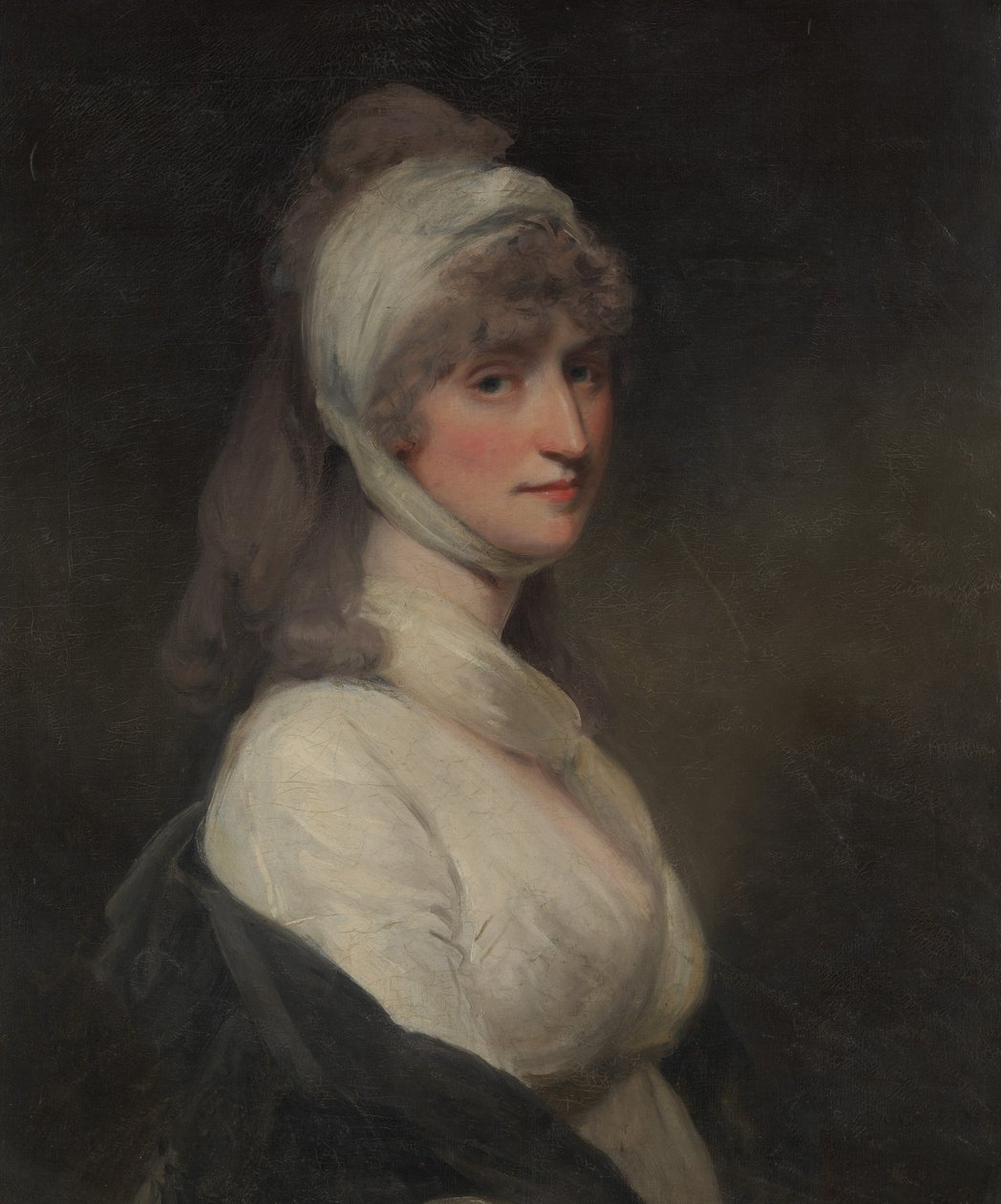 Mrs. Thomas Pechell Charlotte Clavering, död 1841, 1799. av John Hoppner