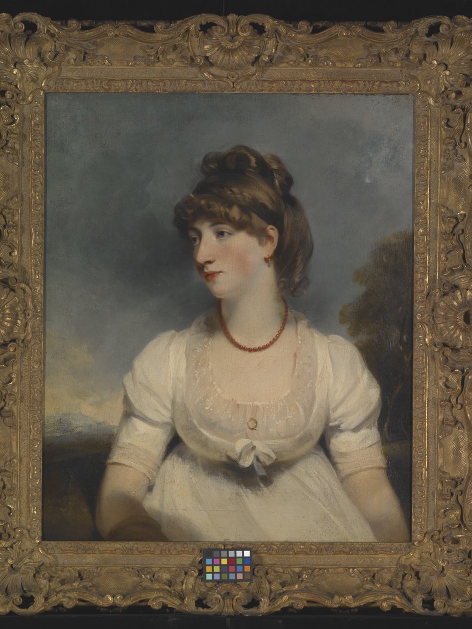 Porträtt av Miss Fisher (olja på duk) av John Hoppner