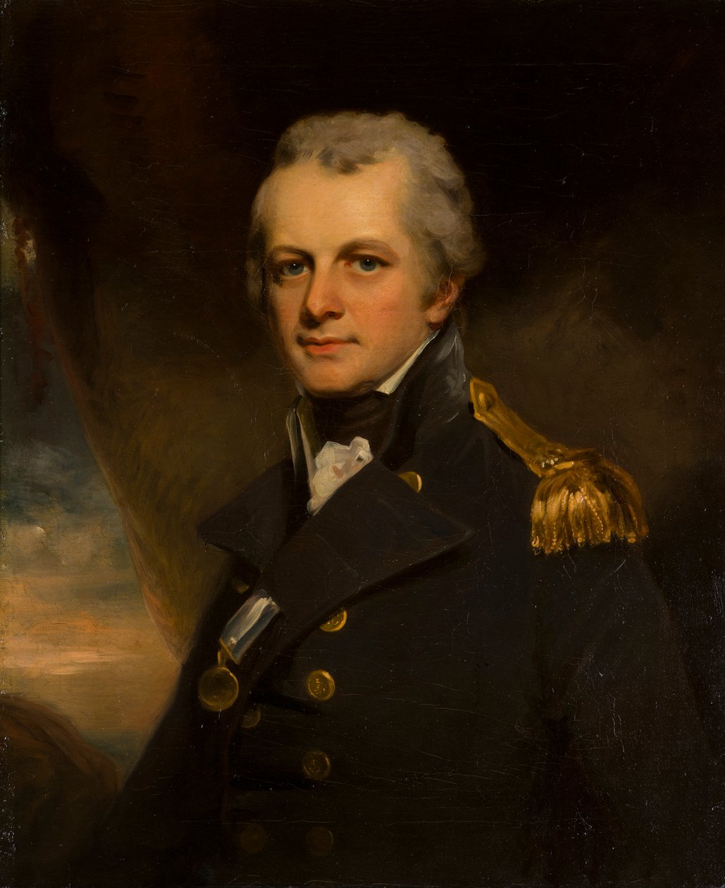 Porträtt av amiral John Willett Payne, ca 1772-1803 (olja på duk) av John Hoppner