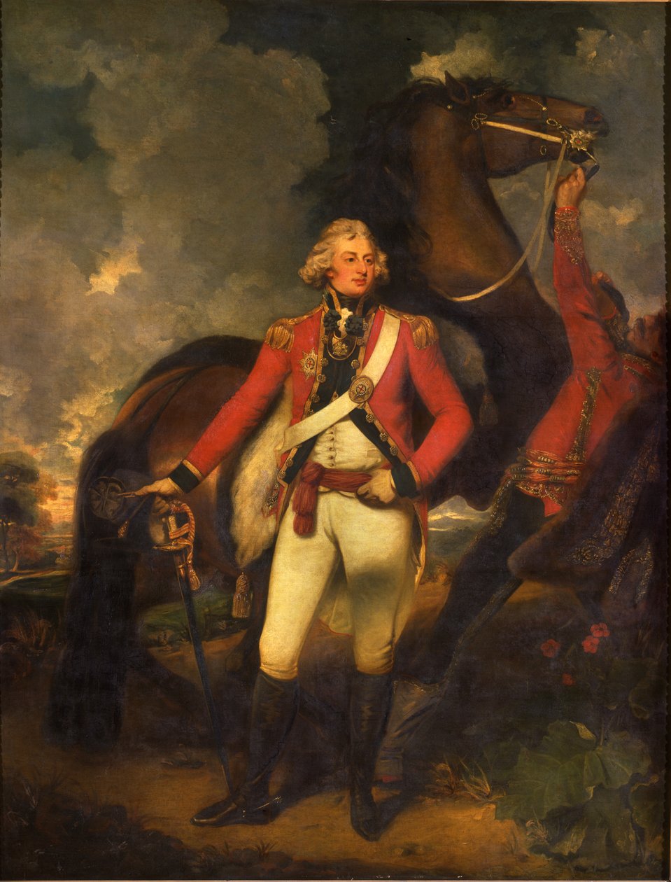 Porträtt av HKH Frederick Augustus, hertig av York av John Hoppner