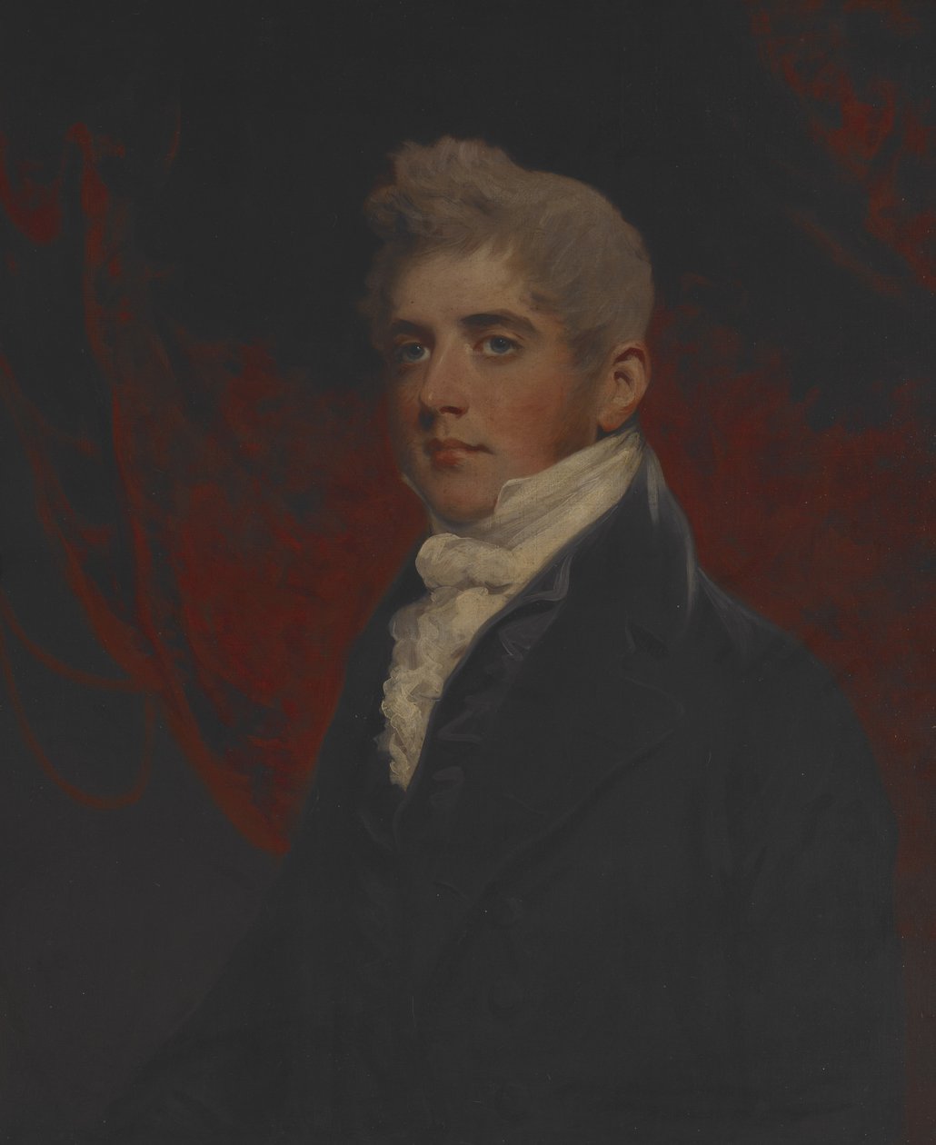 Porträtt av William Inigo Jones, ca 1800 (olja på duk) av John Hoppner