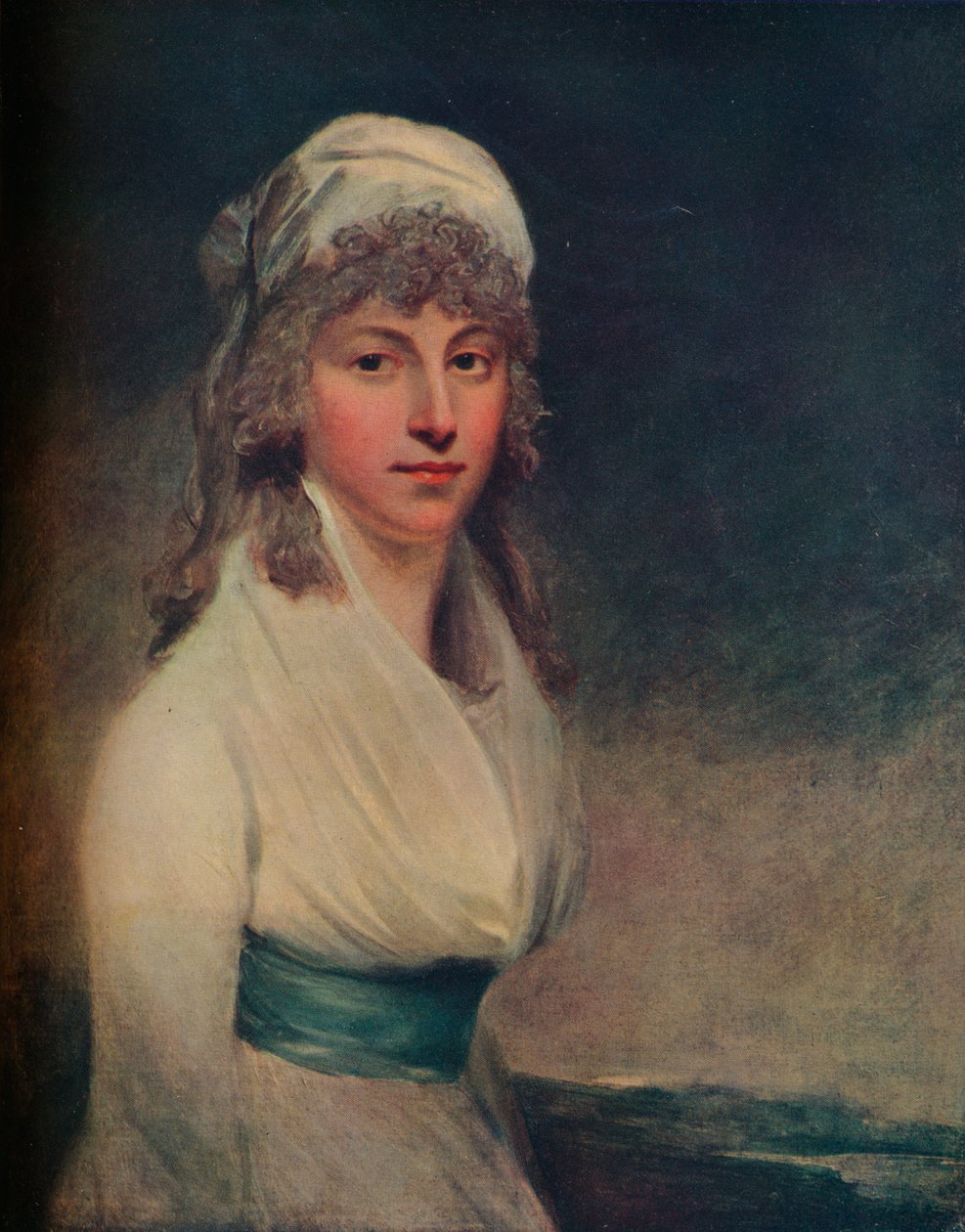 Porträtt av en dam, c1790 av John Hoppner