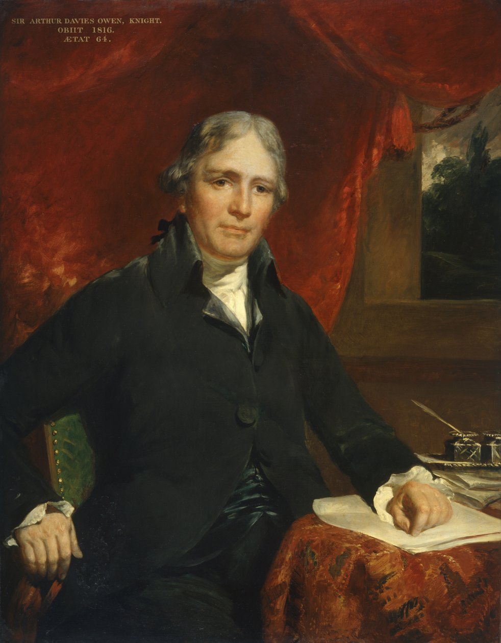 Sir Arthur Davies Owen, riddare av John Hoppner