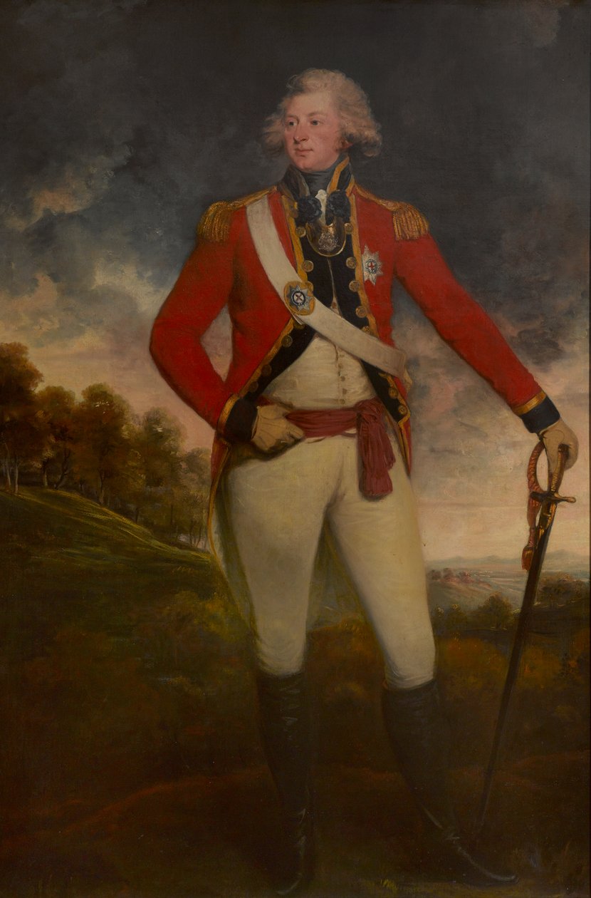 ヨークとアルバニーの公爵（カンヴァスに油彩）スウェーデン語 av John Hoppner