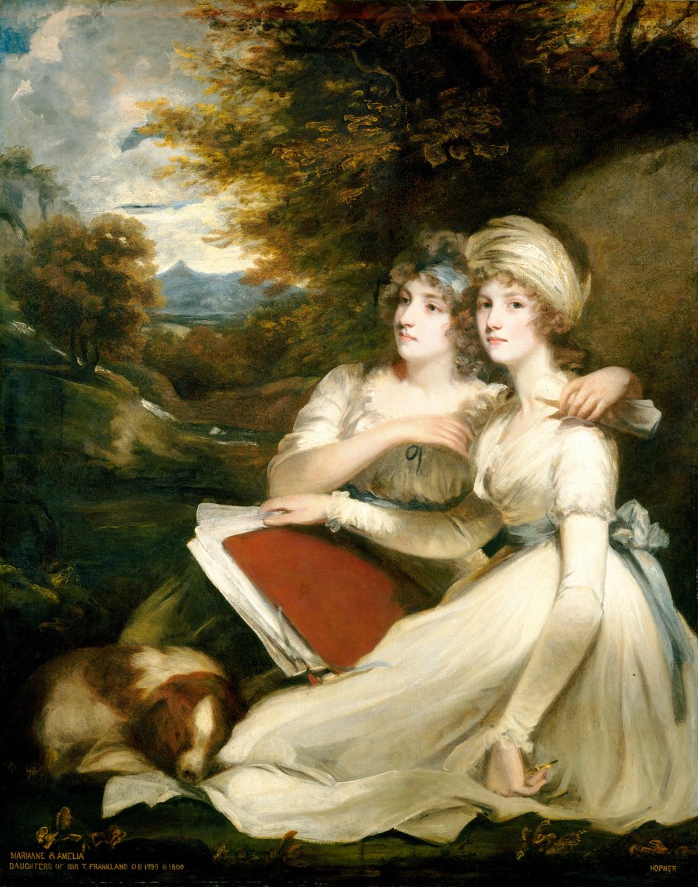 Systrarna Frankland av John Hoppner