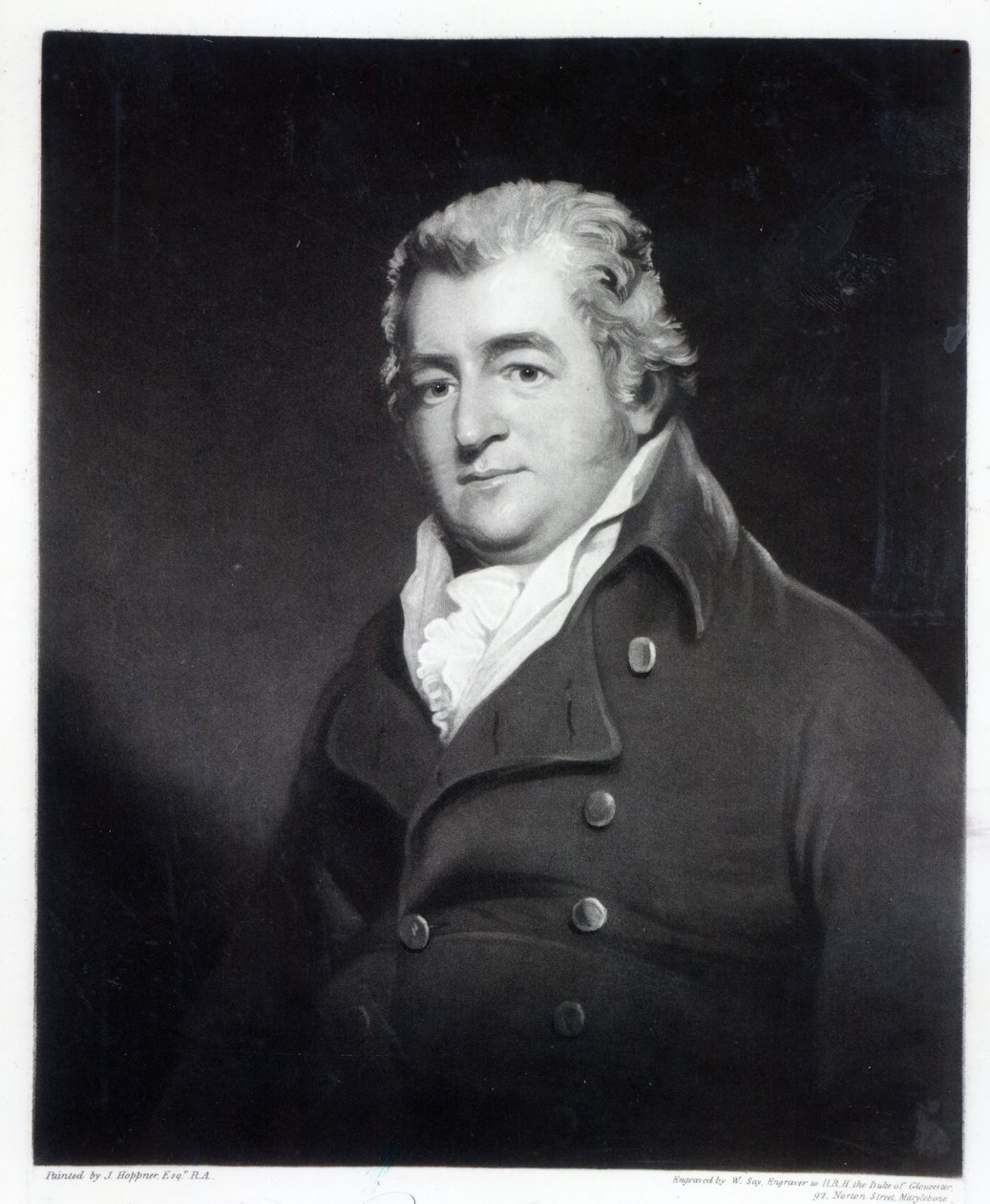 Walter Ramsden Fawkes, graverad av William Say (mezzotint) av John Hoppner