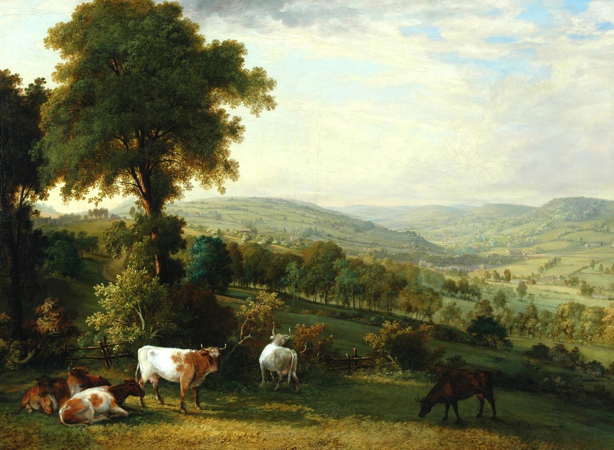 Utsikt över Shibden Valley av John Horner