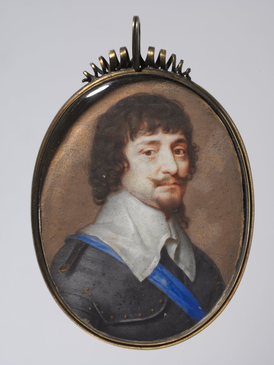 Porträtt av Fredrik V, kurfurst Palatine, kung av Böhmen, 1630-talet. av John Hoskins