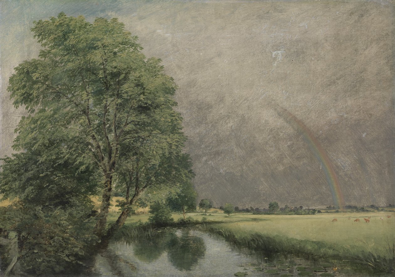 Regnbågen, nära Salisbury av John IV Dunthorne