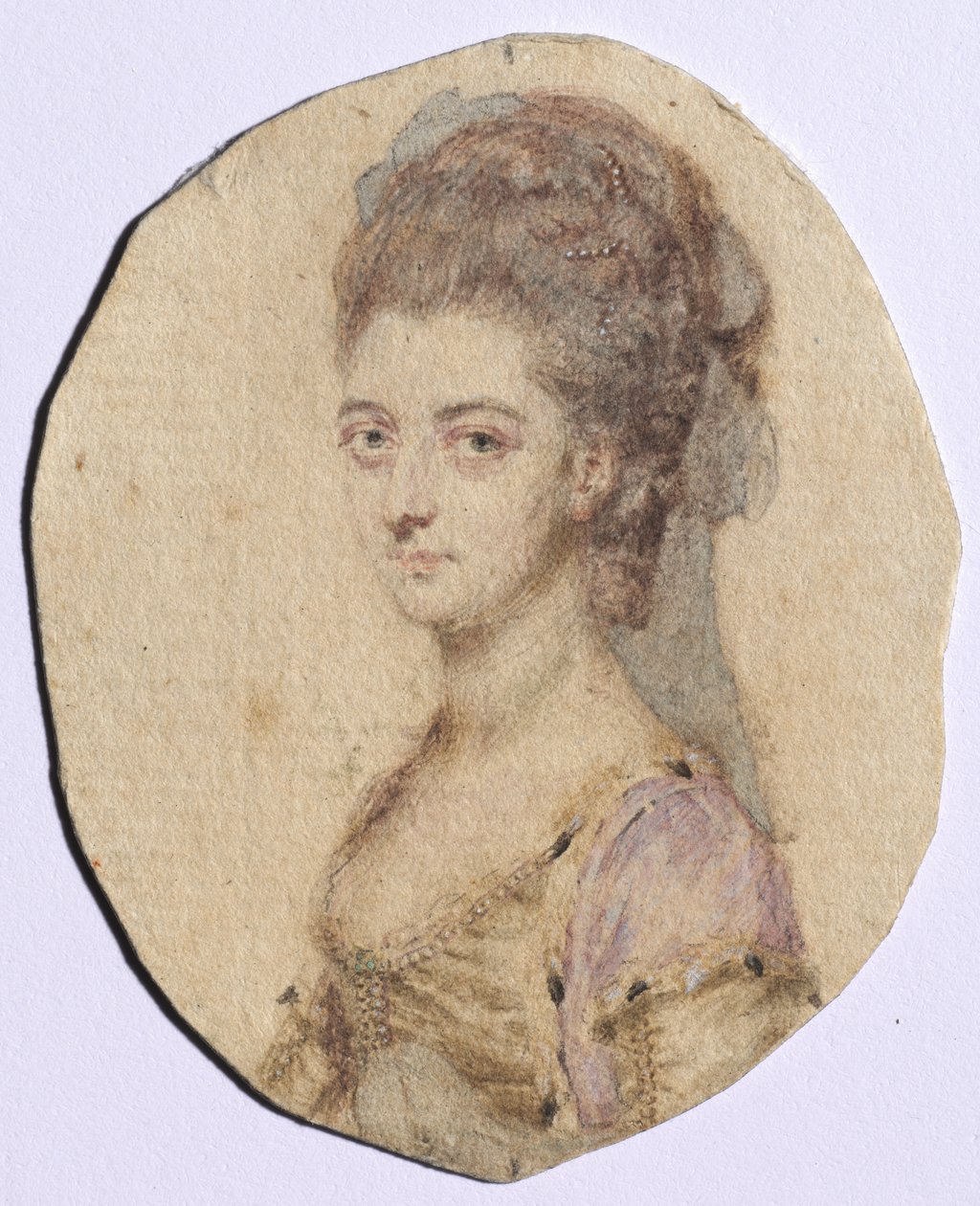 Porträtt av Charlotte Bertie, född Warren, 4:e grevinnan av Abingdon, 1778. av John I. smart