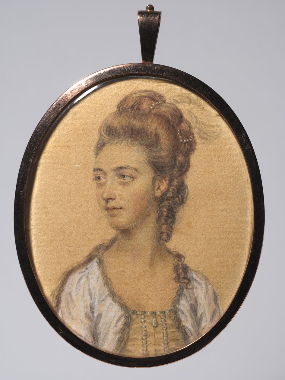 Porträtt av Mrs Nathaniel Bailey, född Lamack, ca. 1776. av John I. smart