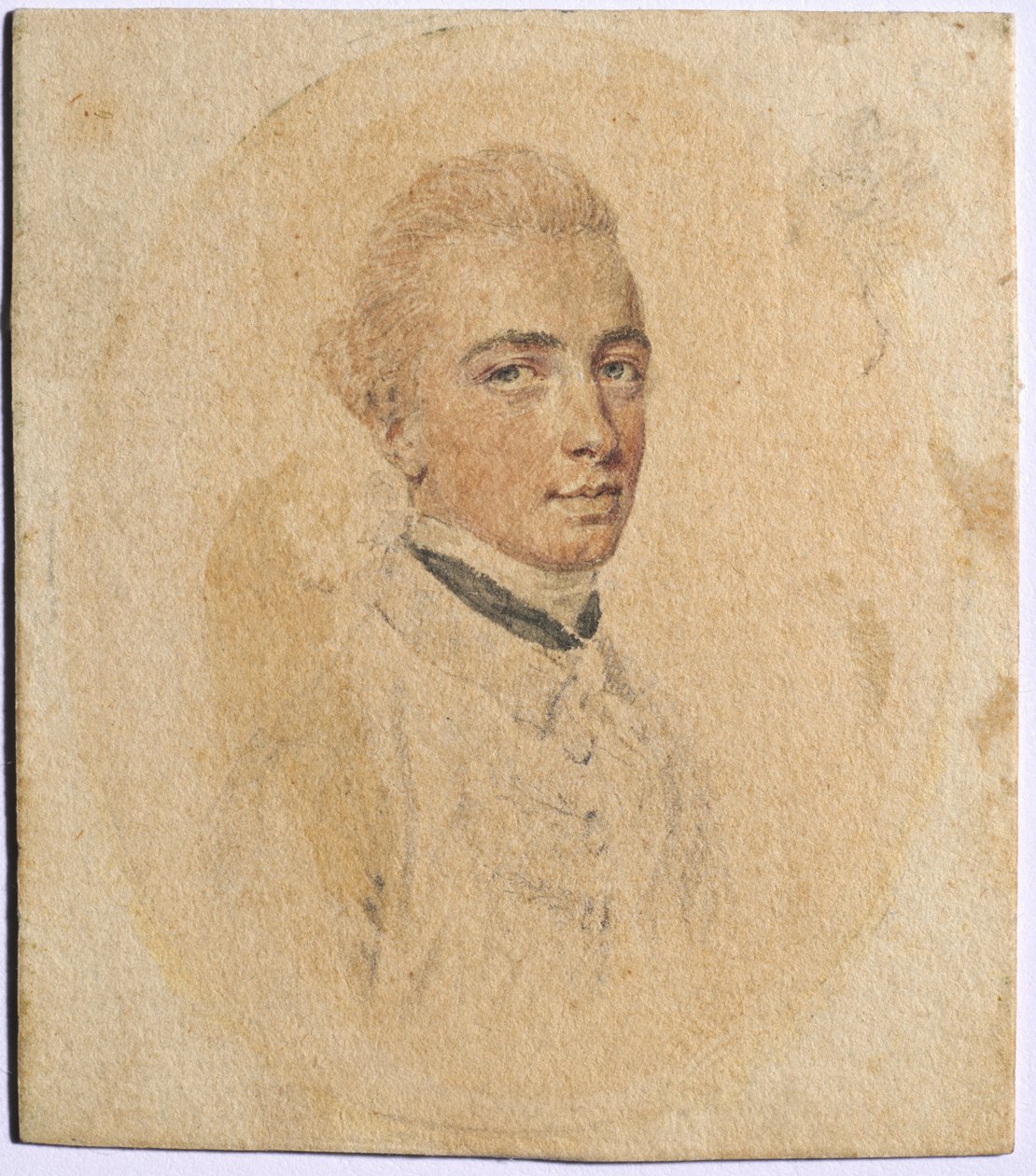 Porträtt av en man, ca. 1775. av John I. smart