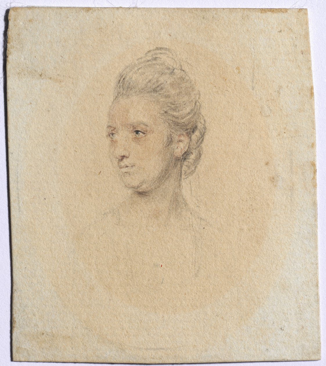 Porträtt av en kvinna, ca. 1772. av John I. smart