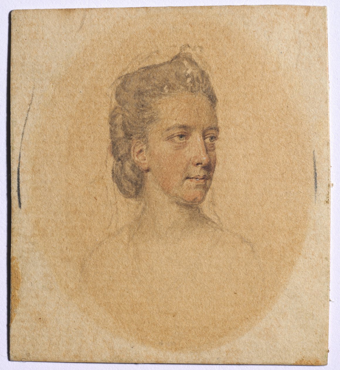 Porträtt av en kvinna, ca. 1775. av John I. smart