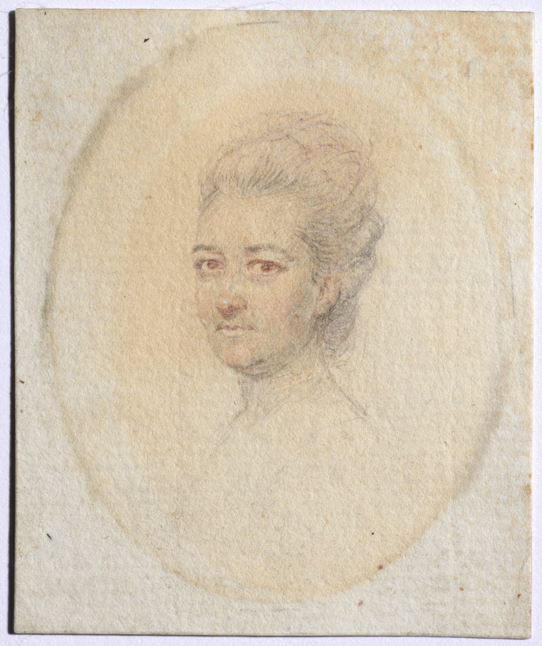 Porträtt av en kvinna, ca. 1775. av John I. smart