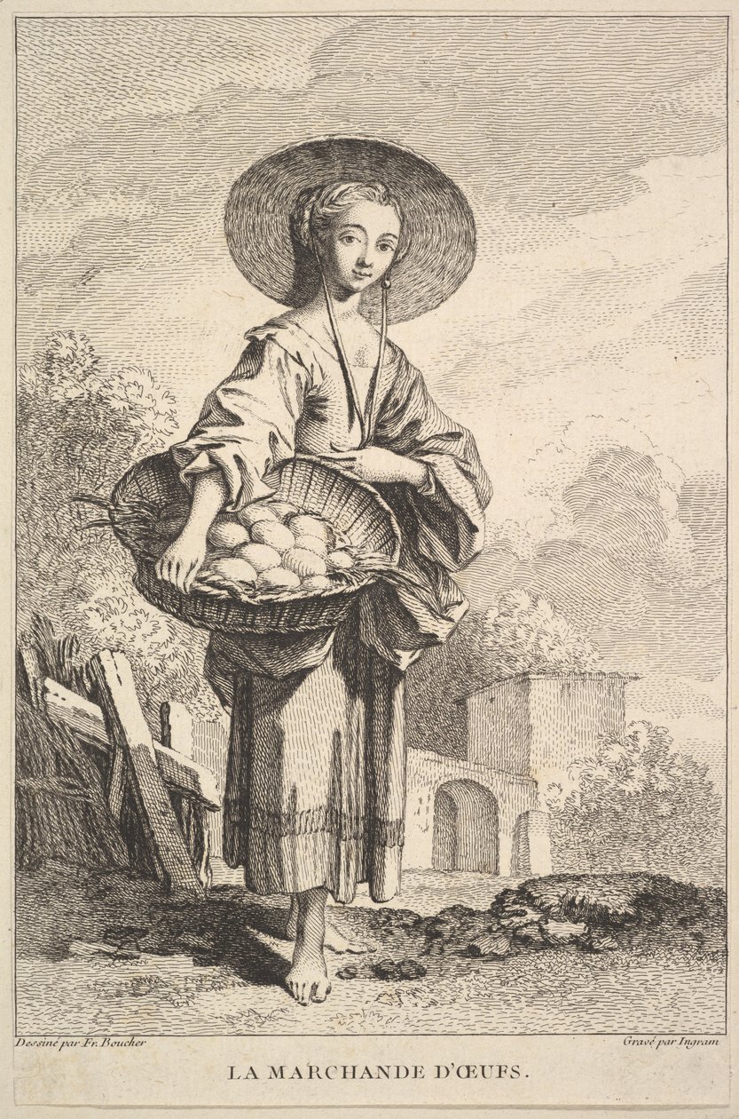 Ägghandlaren, 1741-63. av John Ingram