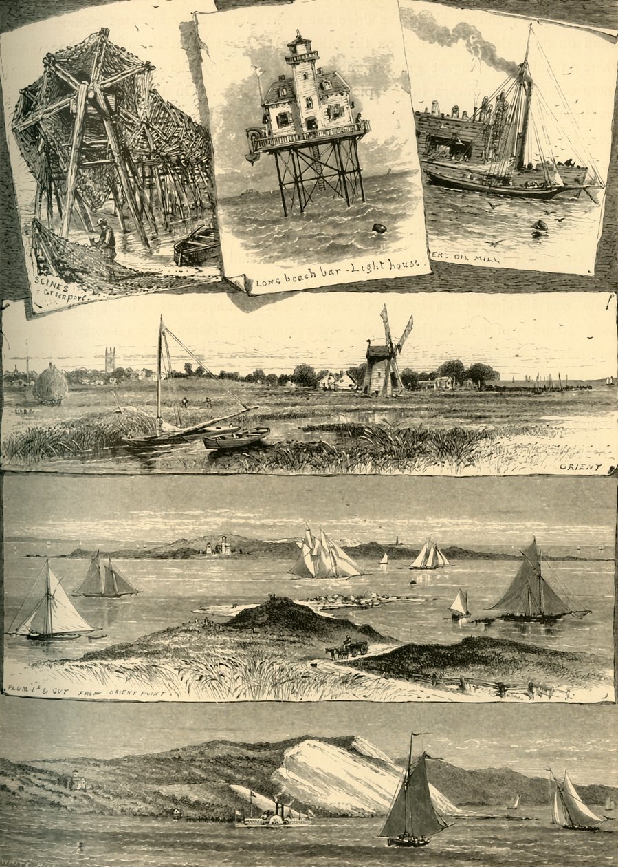 "Eastern Long Island Scenes", 1872. av John J. Harley