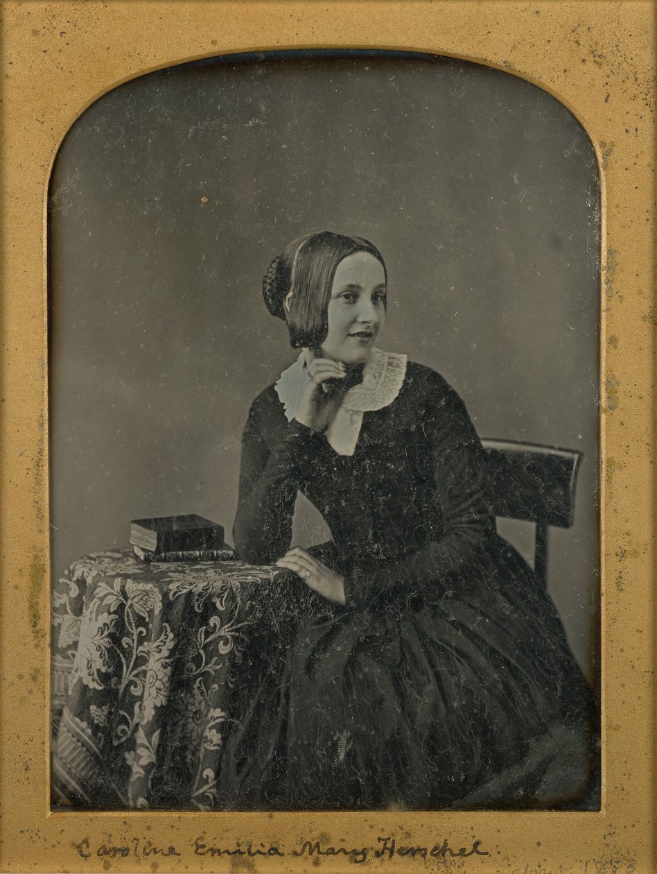 Porträtt av Caroline Emilia Mary Herschel av John Jabez Edwin Mayall