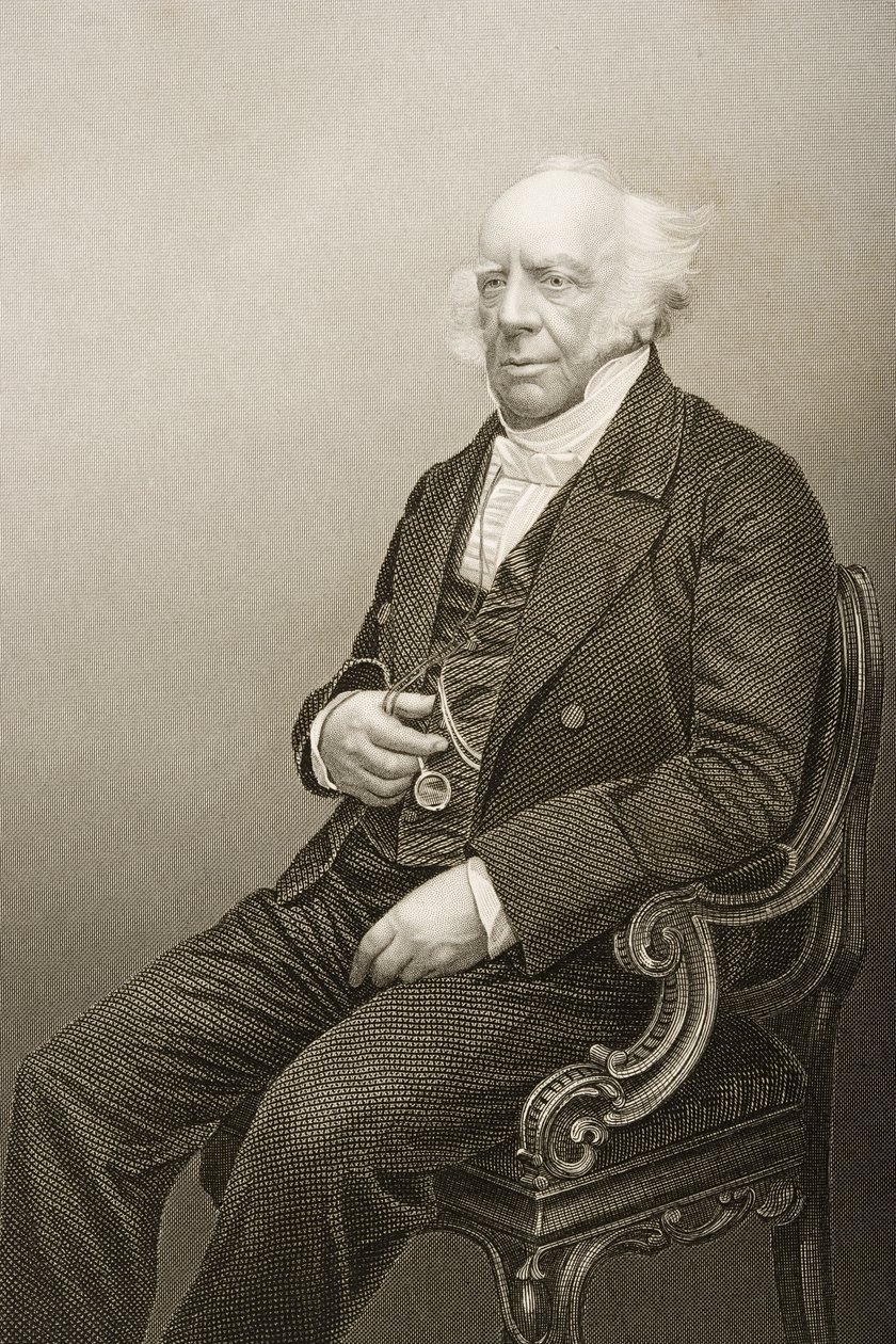 Andrew Reed (1788-1862) graverad av D.J. Pund från ett fotografi, från 