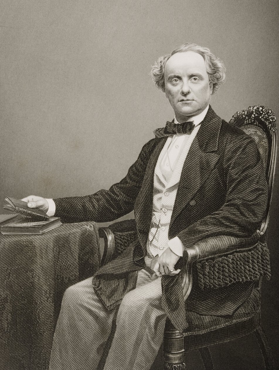 Charles John Kean (1811-68), graverad av D.J. Pund från ett fotografi, från 
