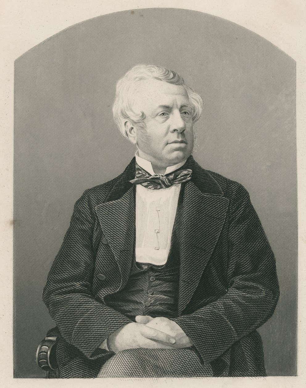 George William Frederick Howard, graverad av D.J. Pund från ett fotografi, från 