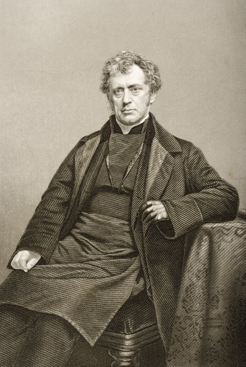 James Prince Lee (1804-69) graverad av D.J. Pound efter ett fotografi, från "The Drawing-Room of Eminent Personages, Volume 2", utgiven i London 1860. av John Jabez Edwin Paisley Mayall