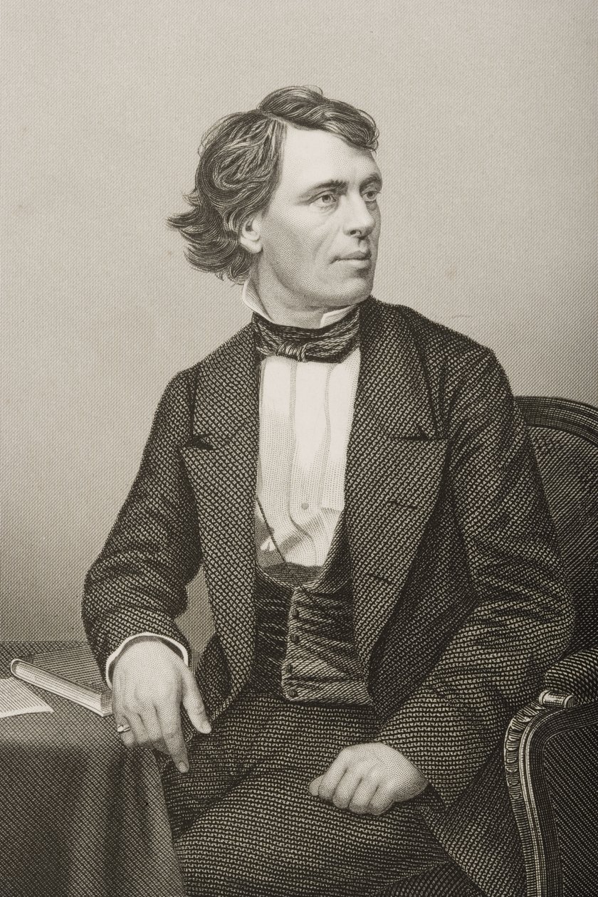 John Bartholomew Gough (1817-86) na vaneina e D.J. Pau mai se ata, mai le 