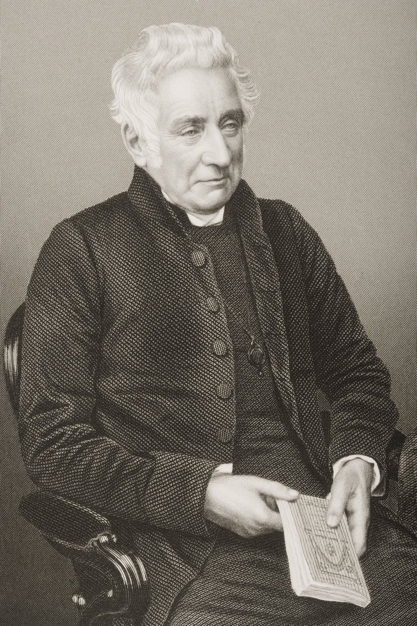 John Lonsdale (1788-1867) graverad av D.J. Pund från ett fotografi, från 