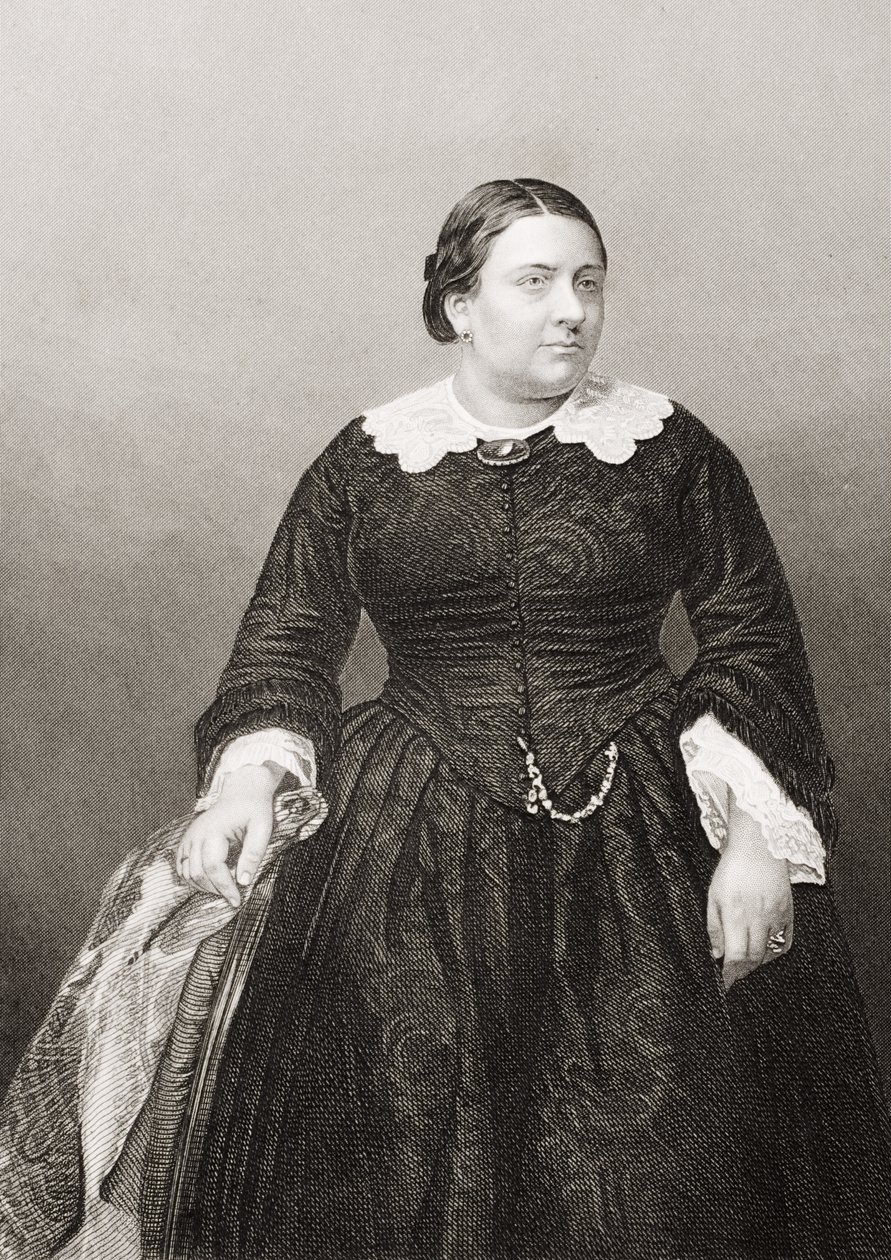 Madame Marietta Alboni (1824-94) graverad av D.J. Pund från ett fotografi, från 