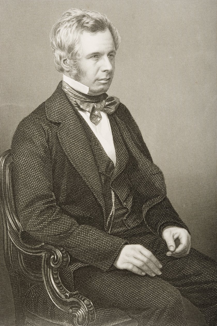 Peter John Locke King (1811-85) graverad av D.J. Pund från ett fotografi, från 
