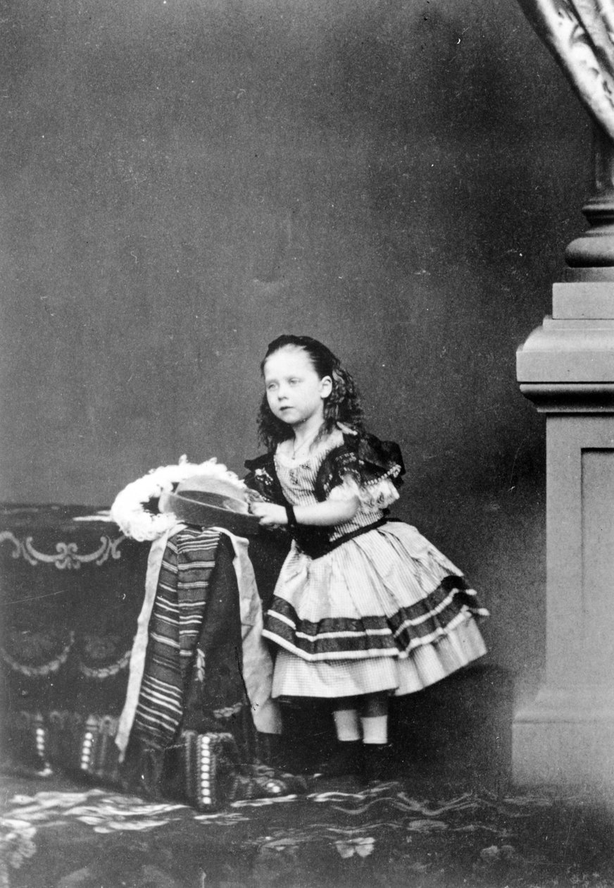 Prinsessan Beatrice, 1861 av John Jabez Edwin Paisley Mayall
