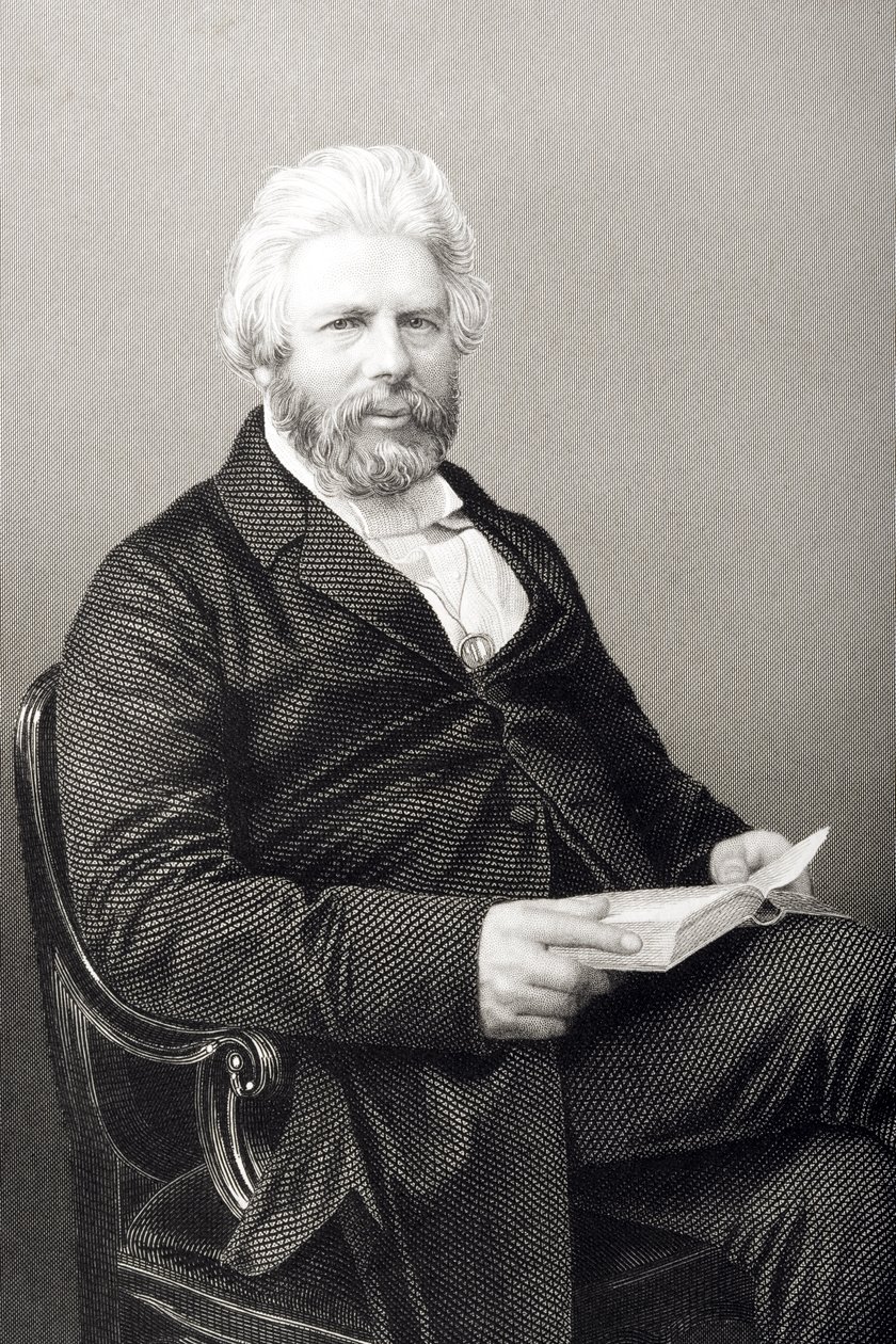 Robert Chambers (1802-71) graverad av D.J. Pund från ett fotografi, från 