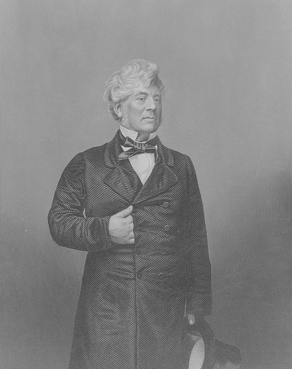 Sir William Shee (1804-68) graverad av D.J. Pound efter ett fotografi, från "The Drawing-Room of Eminent Personages, Volume 2", utgiven i London 1860. av John Jabez Edwin Paisley Mayall