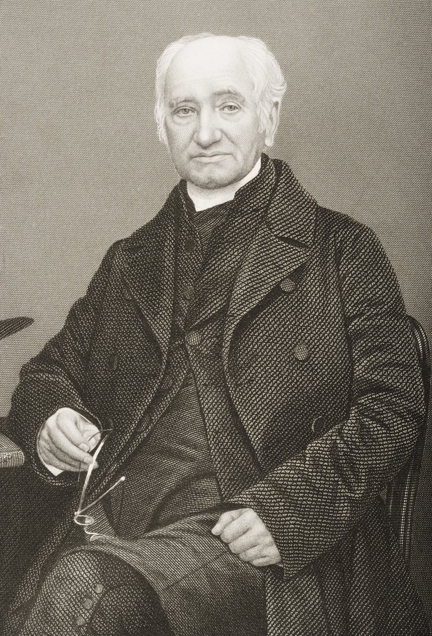 Thomas Vowler Short (1790-1872) graverad av D.J. Pund från ett fotografi, från 
