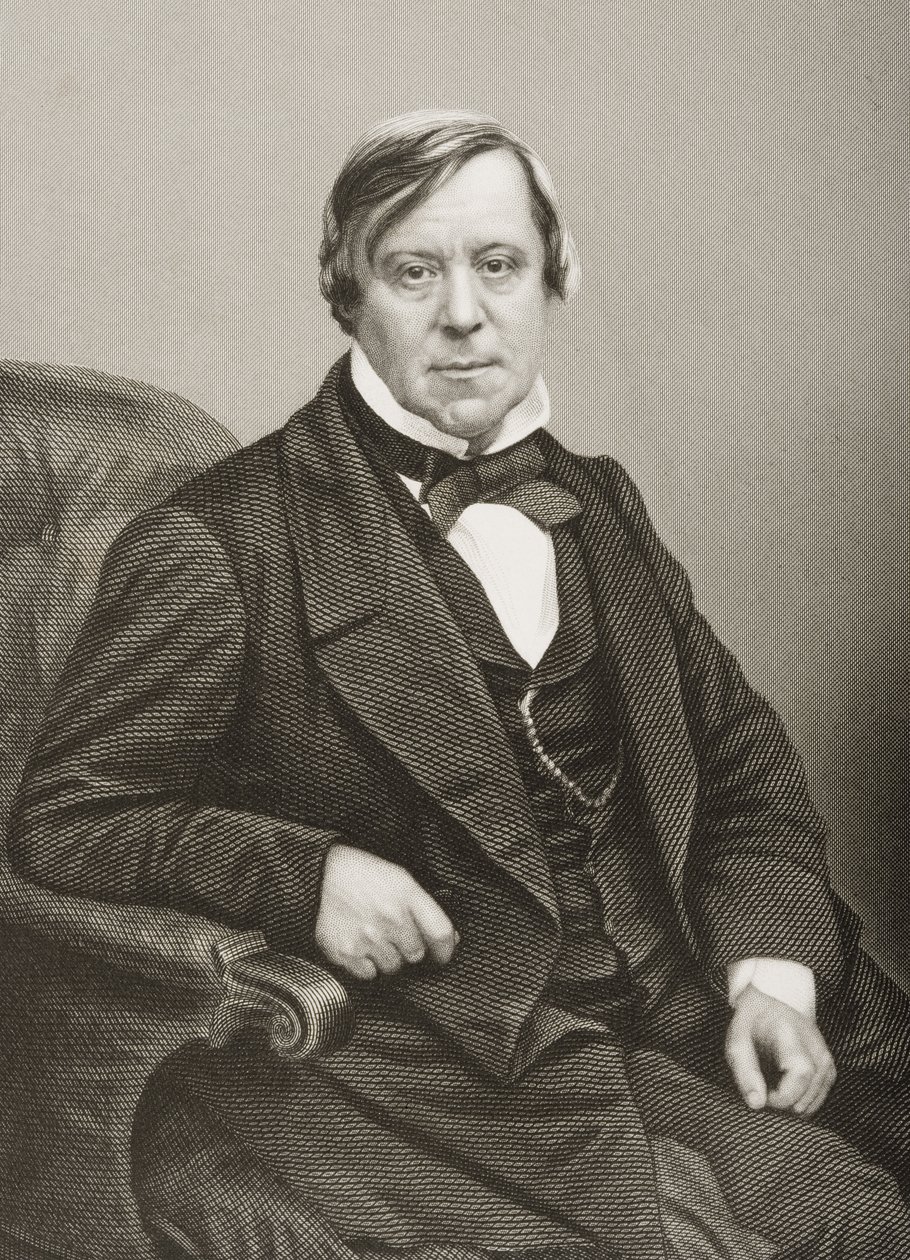 William Scholefield (1809-67) graverad av D.J. Pund från ett fotografi, från 