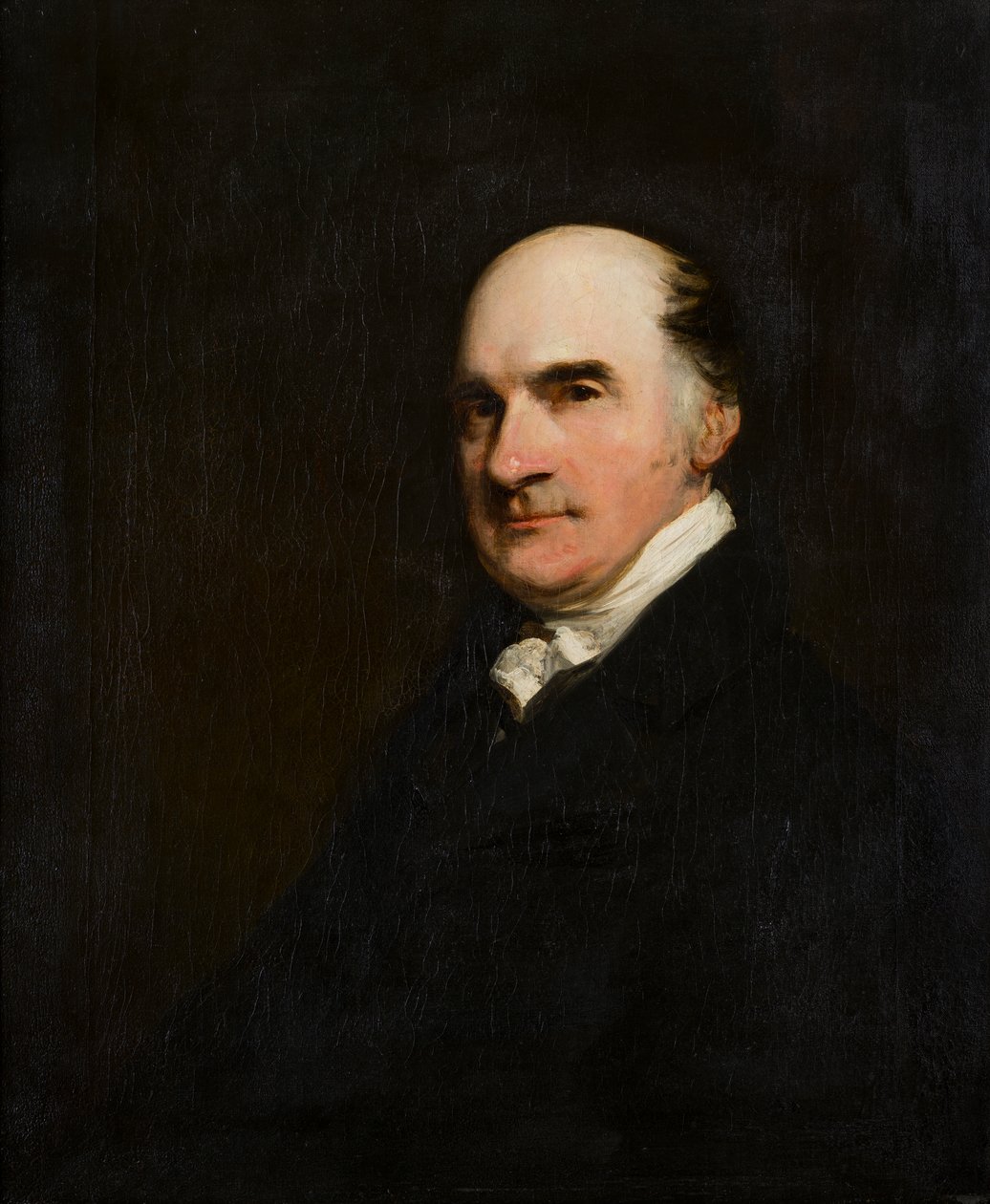 Porträtt av Sir George Gunning 2nd Bart, ca 1798-1825 (olja på duk) av John Jackson