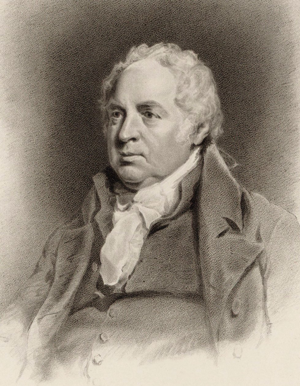Porträtt av violinisten och kompositören William Shield 1748-1829, 1822. av John Jackson