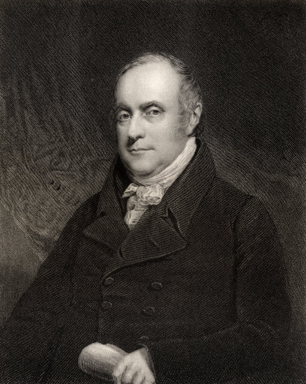 Sir Benjamin Hobhouse, 1st Baronet, graverad av John Cochran (fl.1821-65), från 
